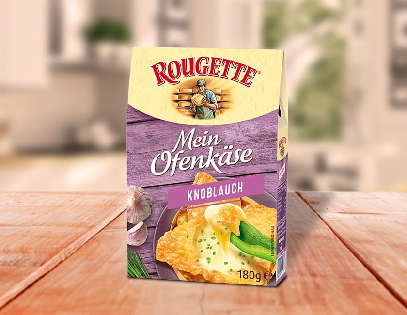 ROUGETTE Käse: Mein Ofenkäse - g, heißes Rougette Ofen. Käsegericht den für 180